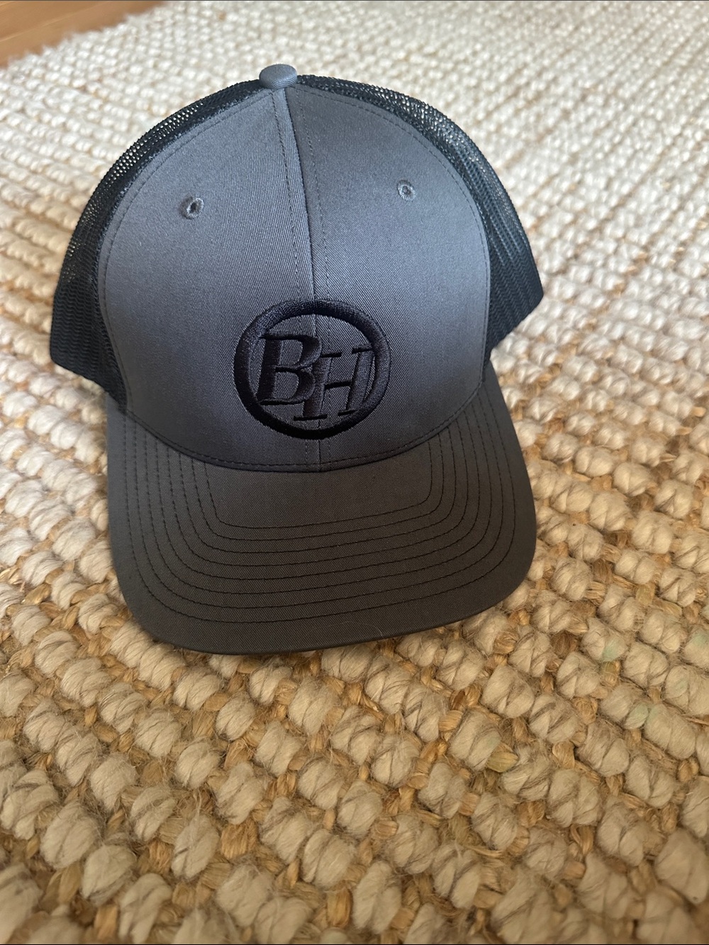 Gray Trucker Hat with BH Logo
